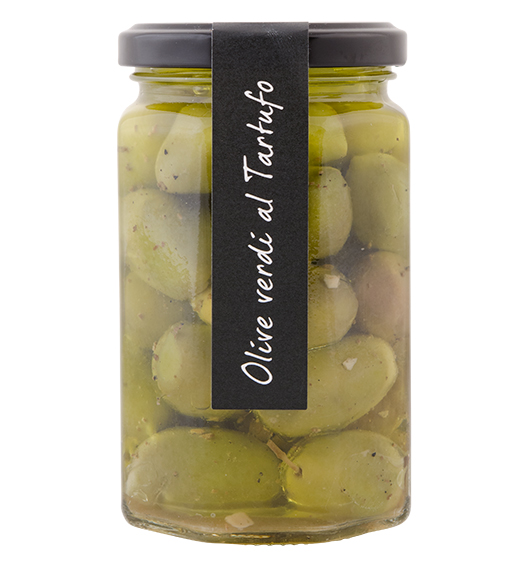 Oliven grün mit Trüffel